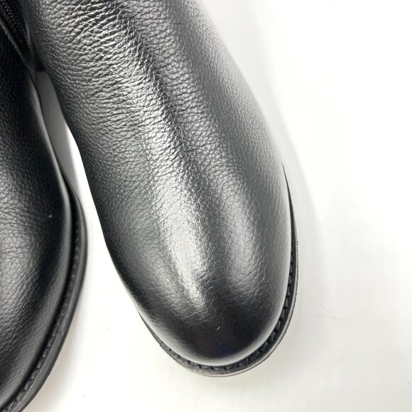 9.5N‎ 9.5 NARROW WIDTH Softwalk Womens Rocklin Black Leather Ankle Boots Shoes - Picture 5 of 14